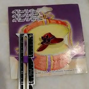 Vintage Red Hat Pin